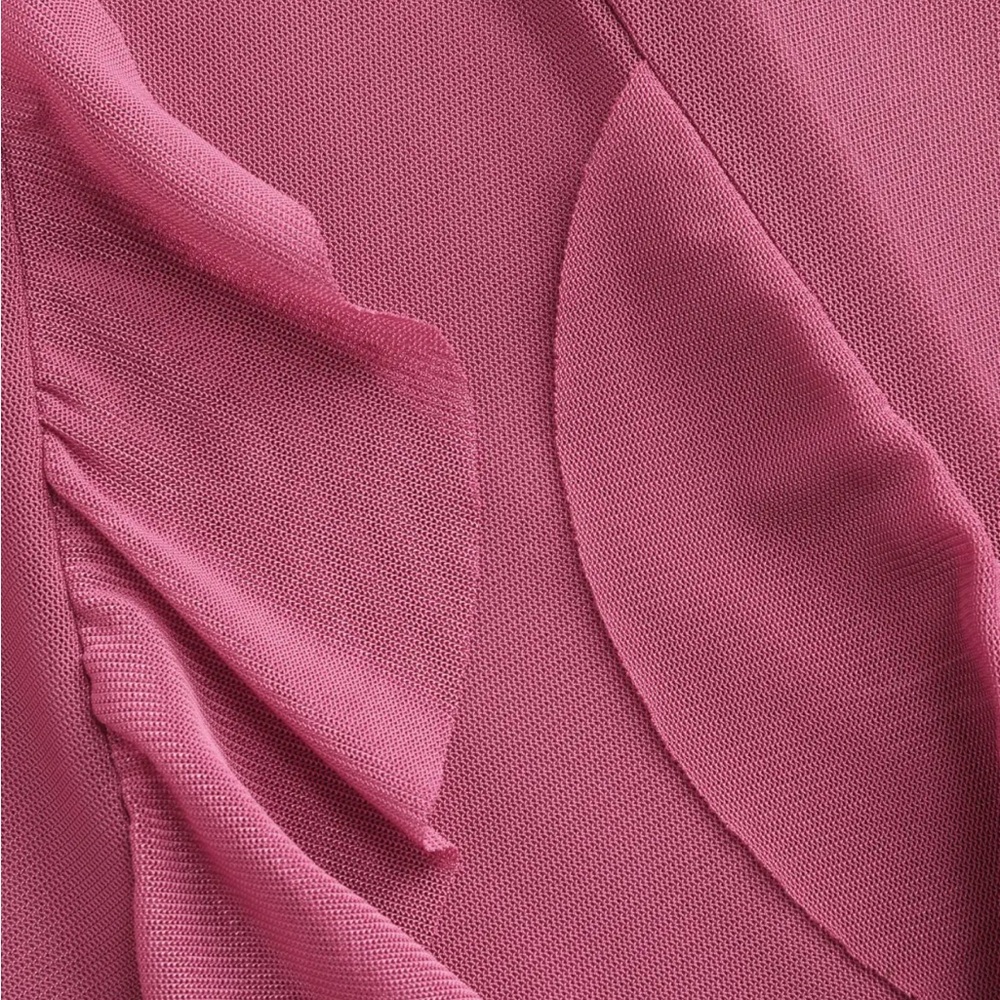 Elegant Pink Ruffle Skirt - Picture 3 of 5